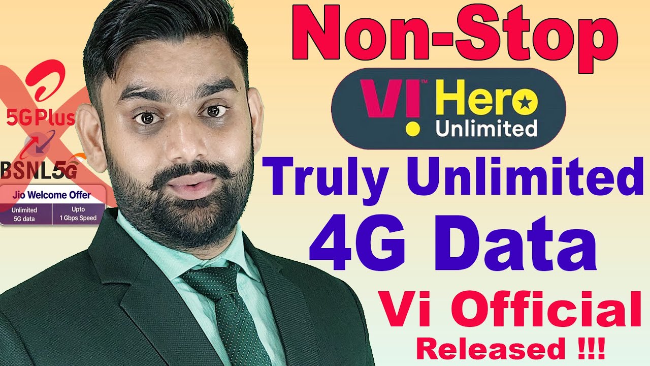 Vi Official Released For Truly Unlimited 4G Data Plans | Truly 4G Unlimited Data Plans | New Offers