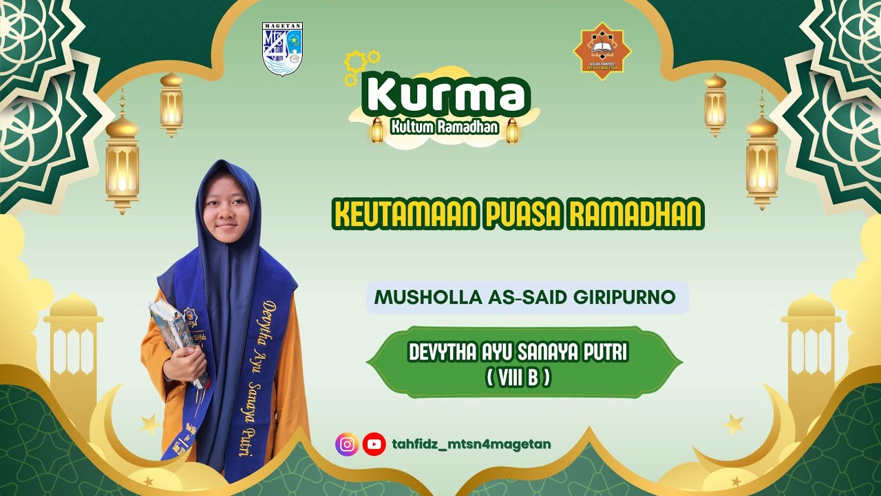 [ KURMA 90 ] KEUTAMAAN PUASA RAMADHAN - RAMADHAN 1447 H