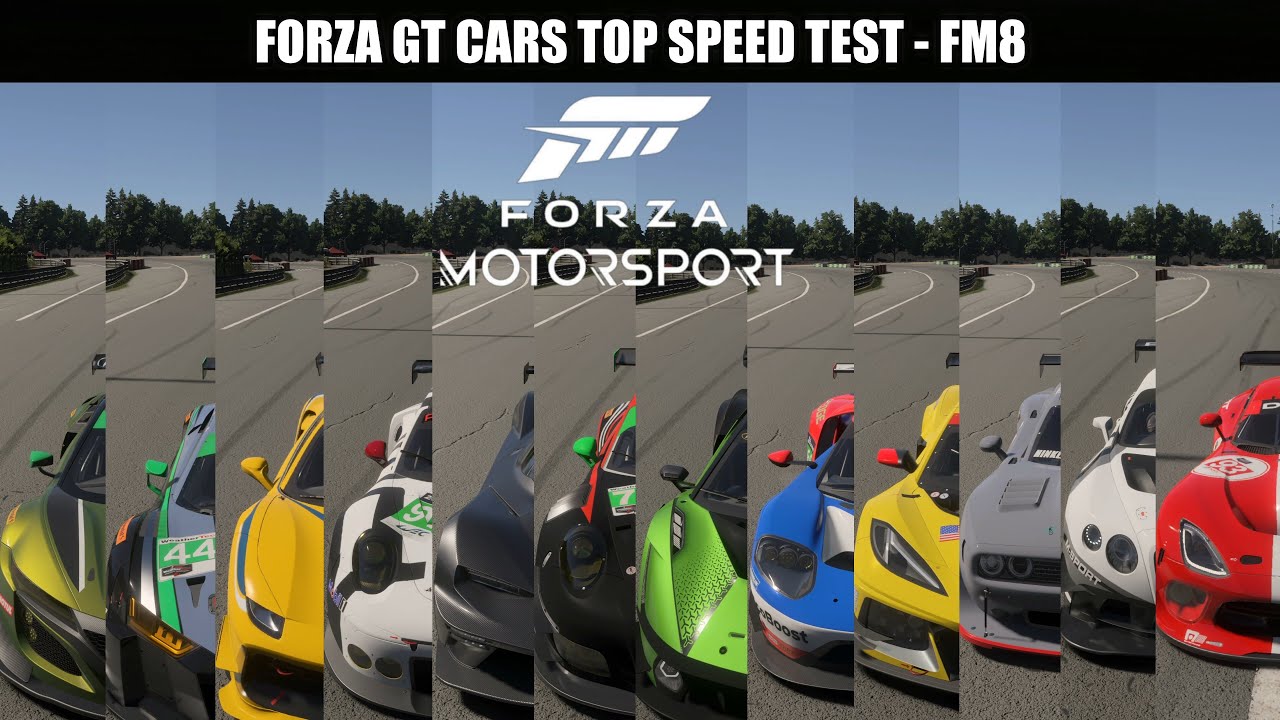 Forza GT All Cars Top Speed Test || Forza Motorsports 2023 - Top Speed Compilation