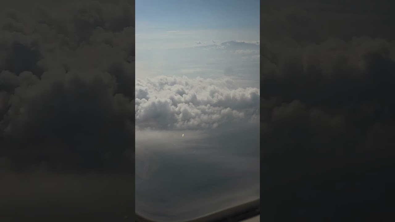비행기안에서#3 机内欣赏机外风景/ 周游世界 #travel #airplane #china #chinatravel #korea #koreantravel