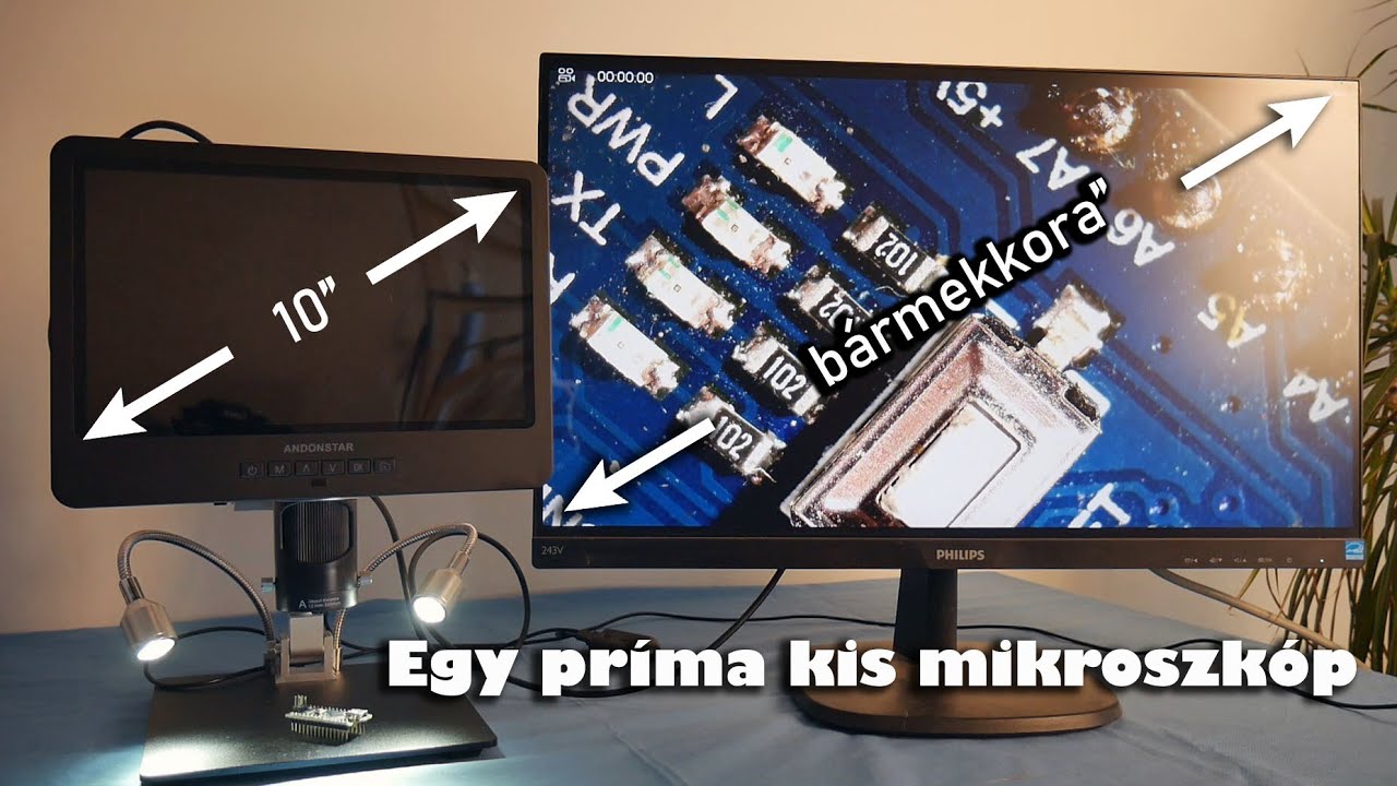 Egy príma kis mikroszkóp | Andonstar AD249SM 10.1'' ◆ Eszközteszt