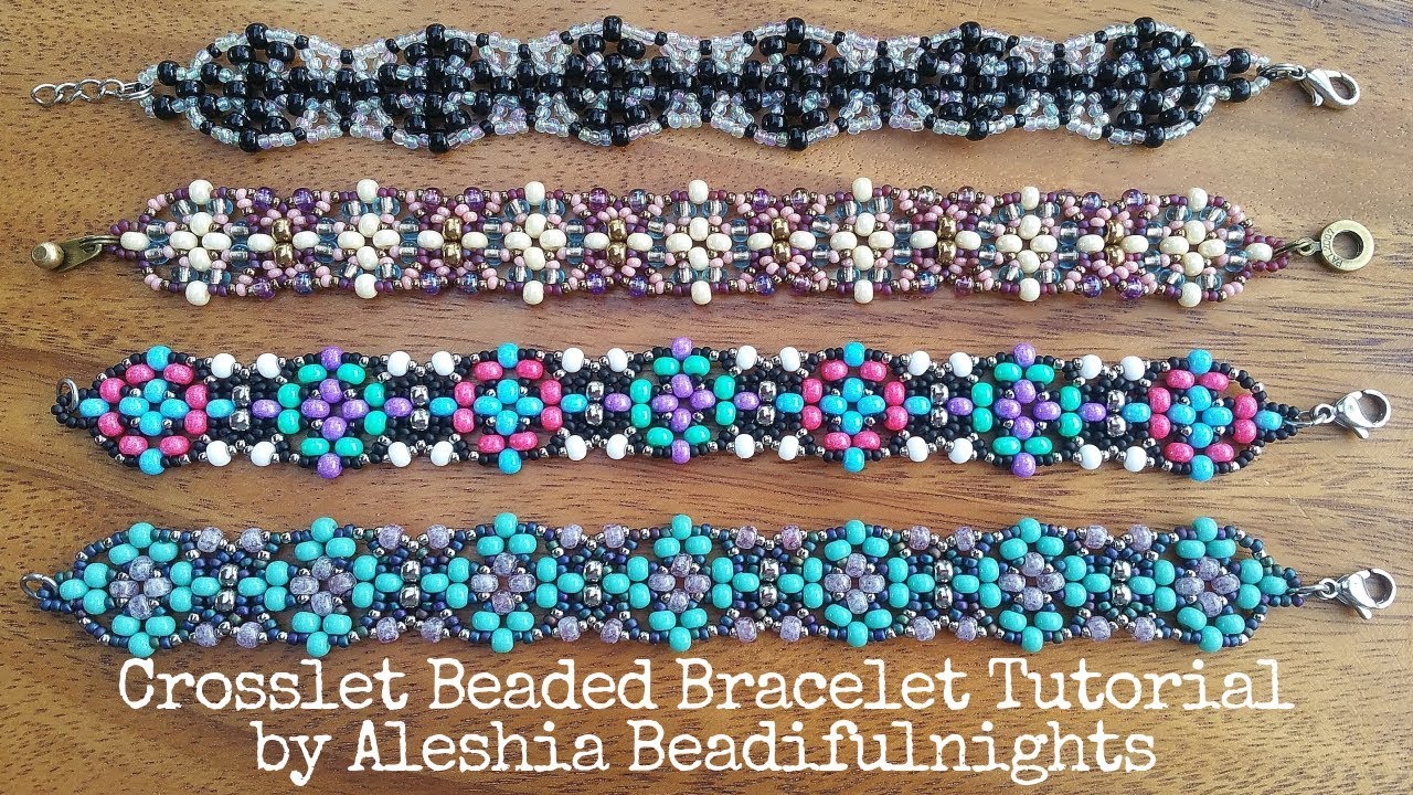 Crosslet Beaded Bracelet Tutorial 🎉 300th Video 🎉