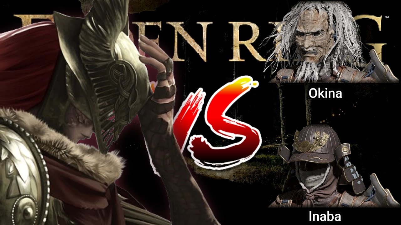 Okina and his disciple, Inaba VS Malenia, Blade of Miquella (NG+7)