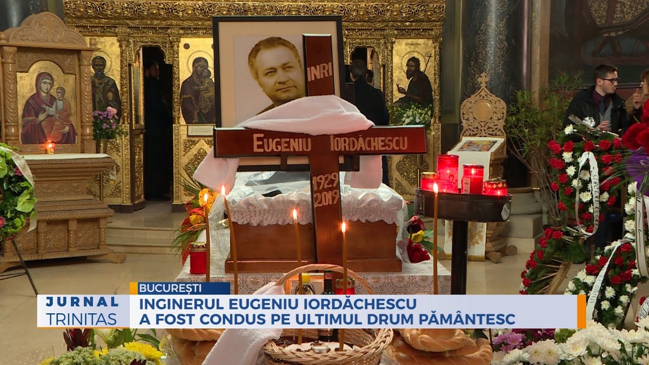 Inginerul Eugeniu Iordăchescu a fost condus pe ultimul drum pământesc