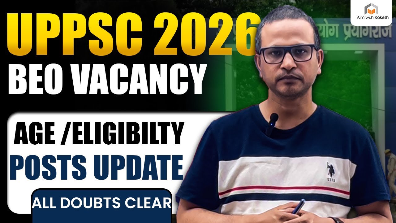 BEO VACANCY 2026:POSTS/AGE/ELIGIBILITY EXPECTED TIME FOR EXAM /BIG OPPORTUNITY FOR B.ed STUDENTS