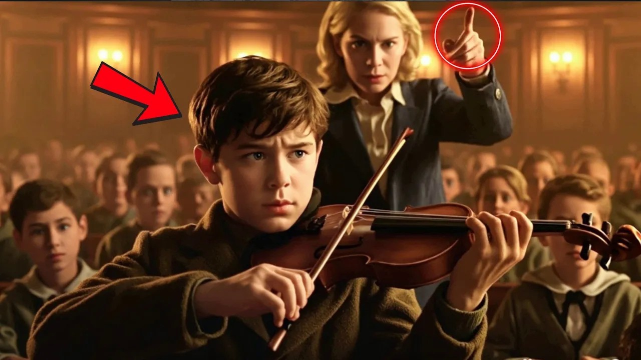 „Sie lachten über den Sohn des Hausmeisters – bis er die Geige erhob “