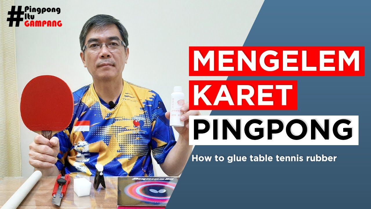 Cara Mengelem Karet Bet