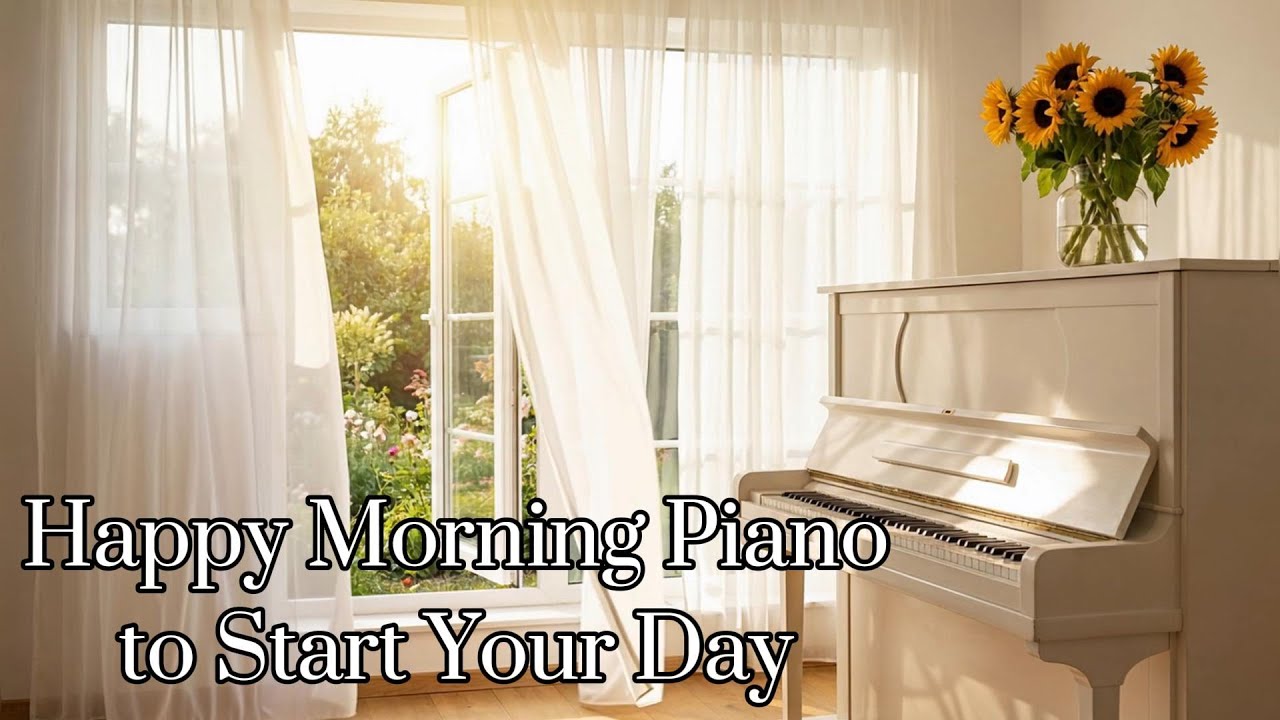 Happy Morning Piano Positive Music to Start a Day Uplifting Piano for Work & Study, Lazy cafe break