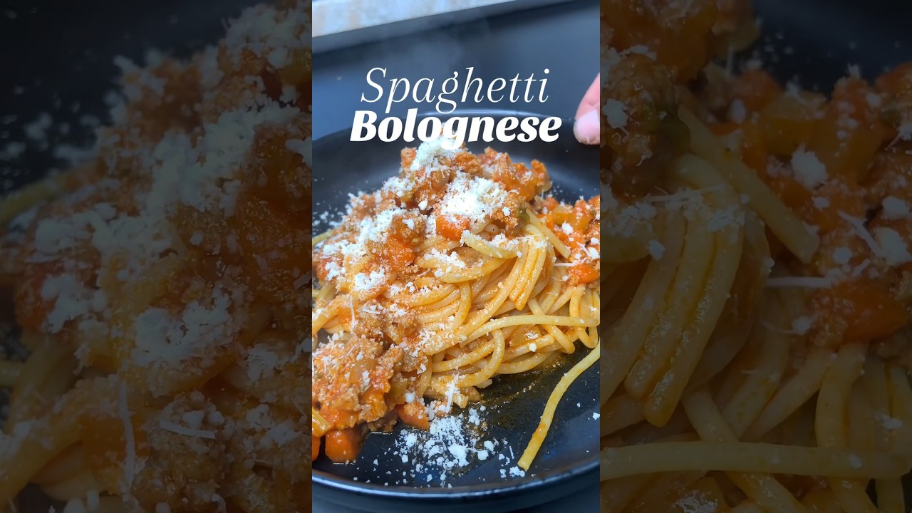 Spaghetti Bolognese 🍝 #bolognese #abendessen #waskocheichheute #viral #f&uuml;rdich #rezept #spaghetti