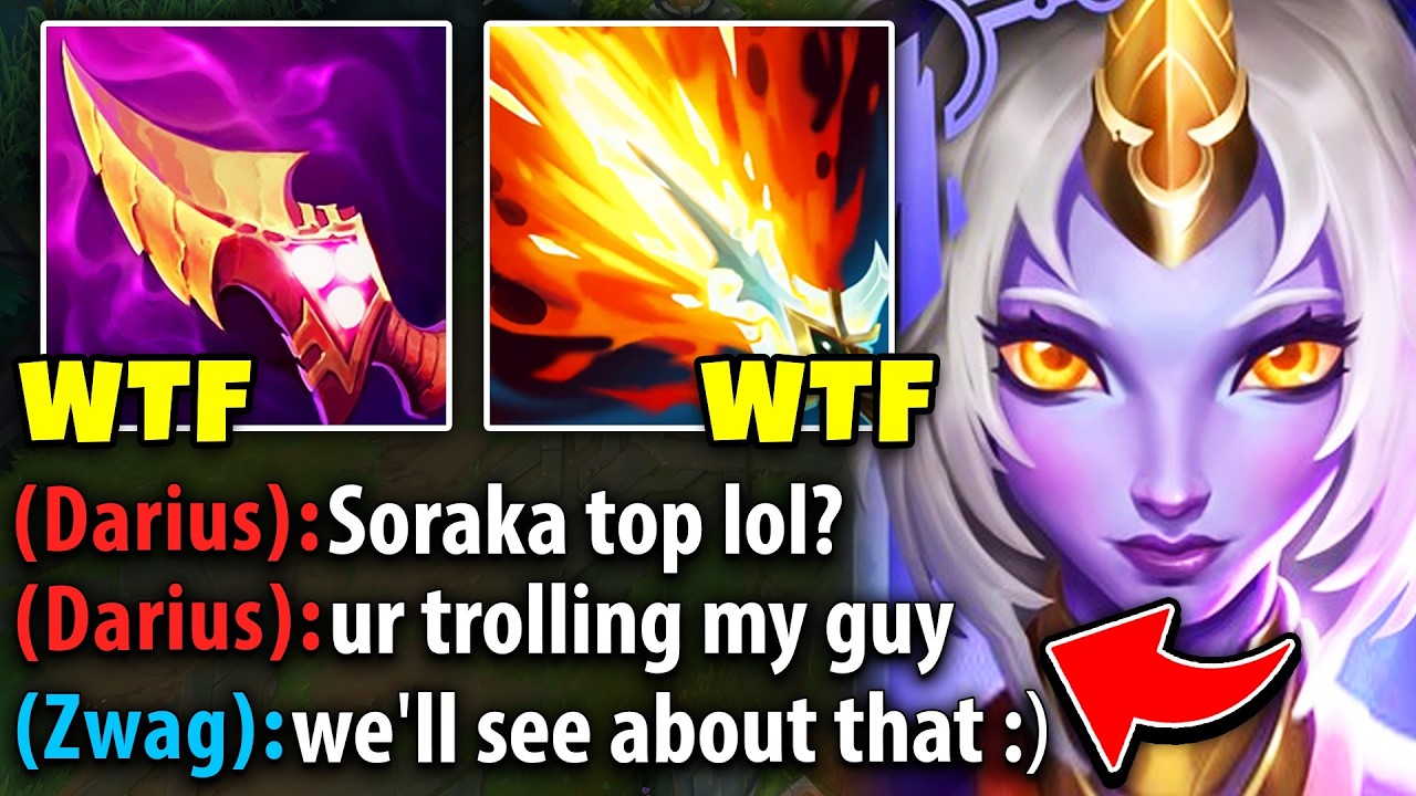 This Darius thought I was trolling with Soraka top... but he doesn't know my secret