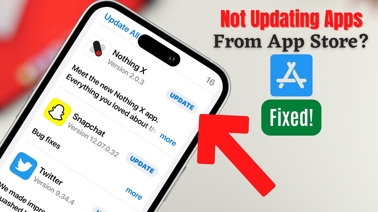 iPhone 14: исправление проблемы с обновлением приложений в App Store после обновления iOS!