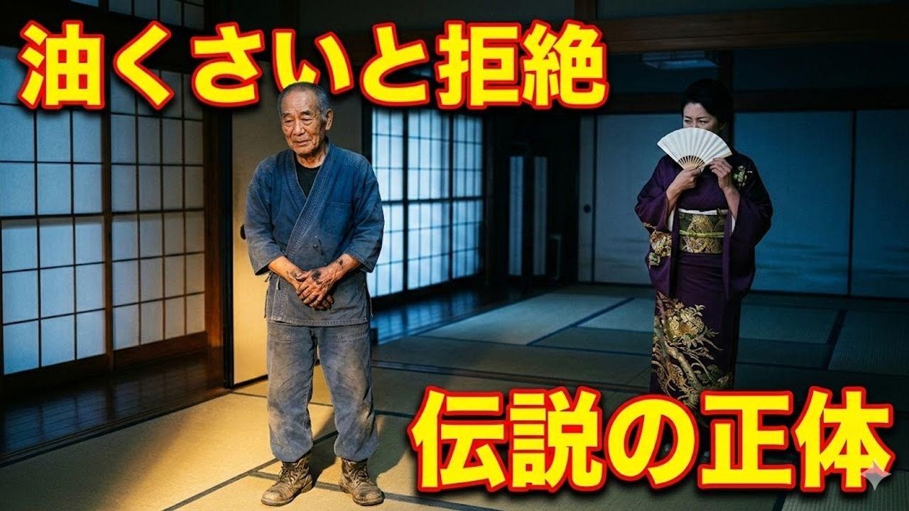 「油くさい」と罵られた作業着の父。翌日、正体を知り傲慢な一家が絶望へ…