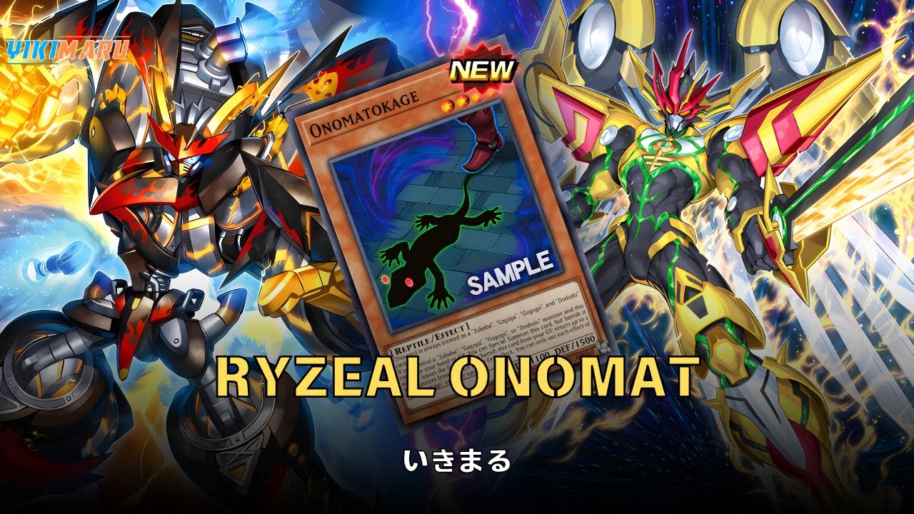 {EDOPRO} New Onomato Support!! |  RYZEAL ONOMAT DECK  | REPLAYS + DECKLIST | YU-GI-OH