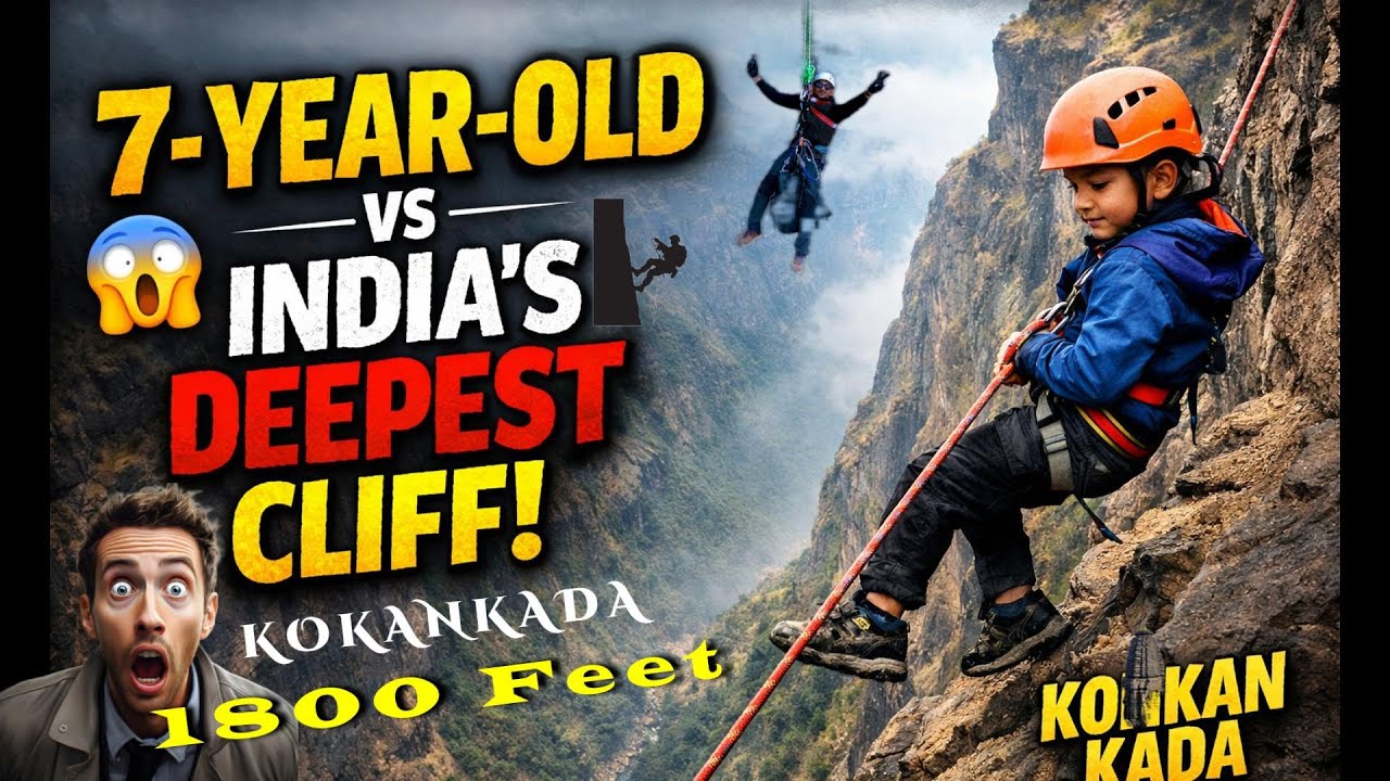 India’s Youngest Rappeller vs the Deepest Cliff | Kokankada Rappelling 2026 |  हरिश्चंद्रगड