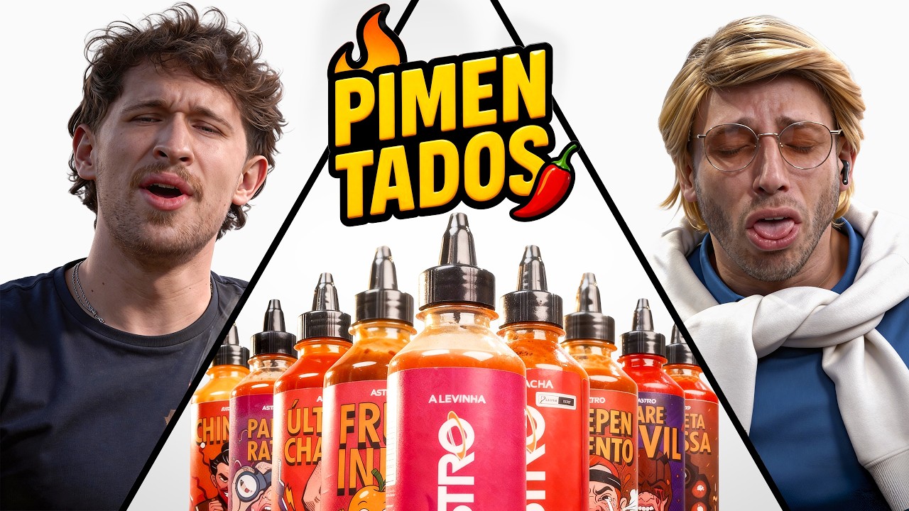 Menzinho provando as PIMENTAS mais ardidas do mundo!