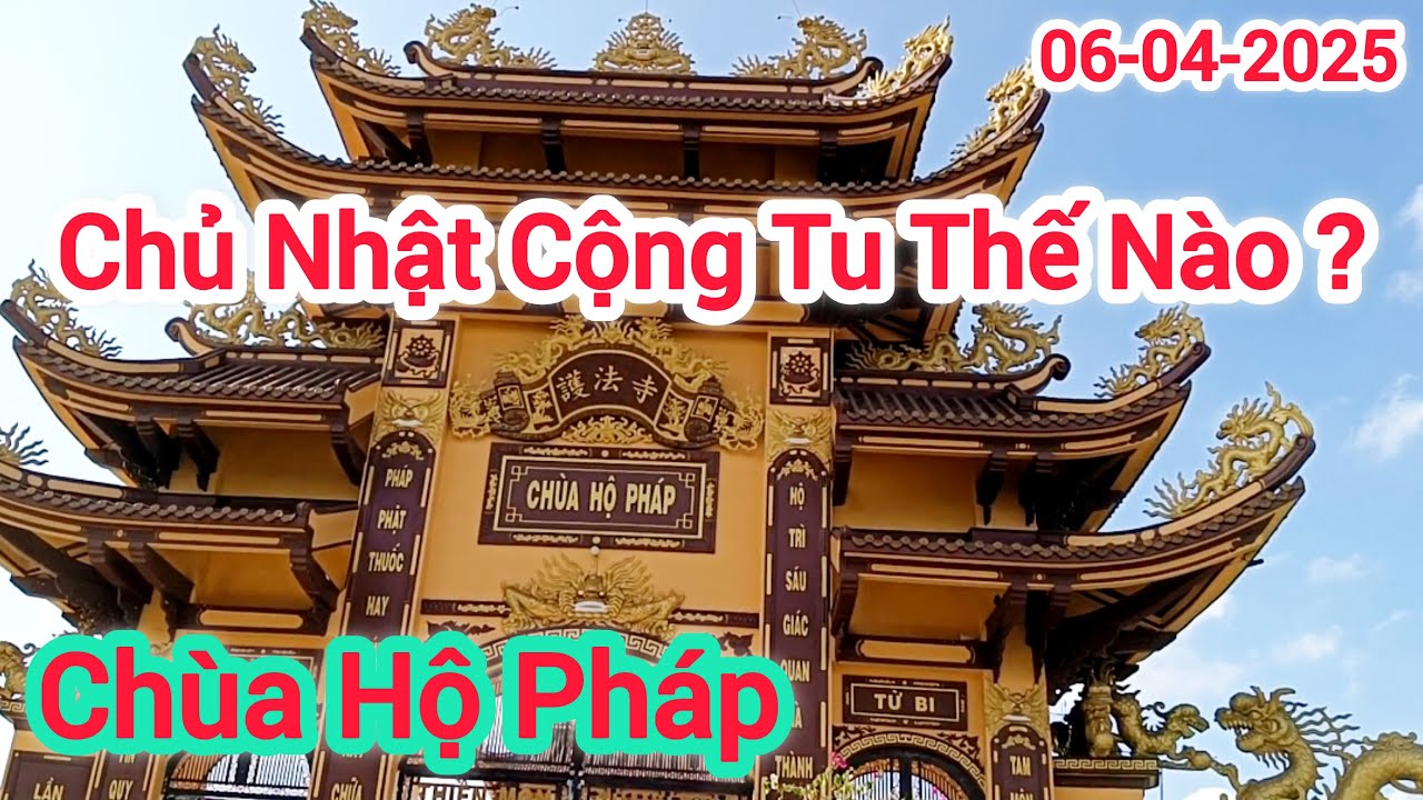 Phật Tử Về Chùa Hộ Pháp Cộng Tu Chủ Nhật Ra sao | Hiếu An Nhứt