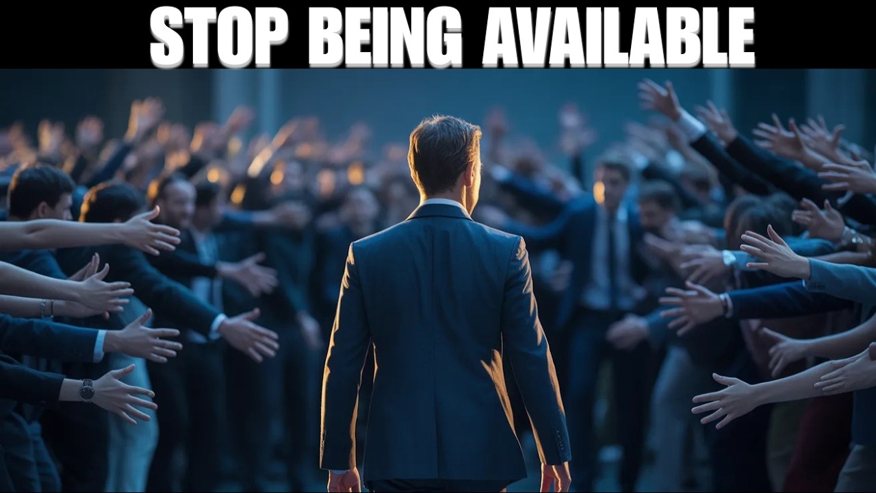 Stop Being Available — Watch What Happens Next (Carl Jung).