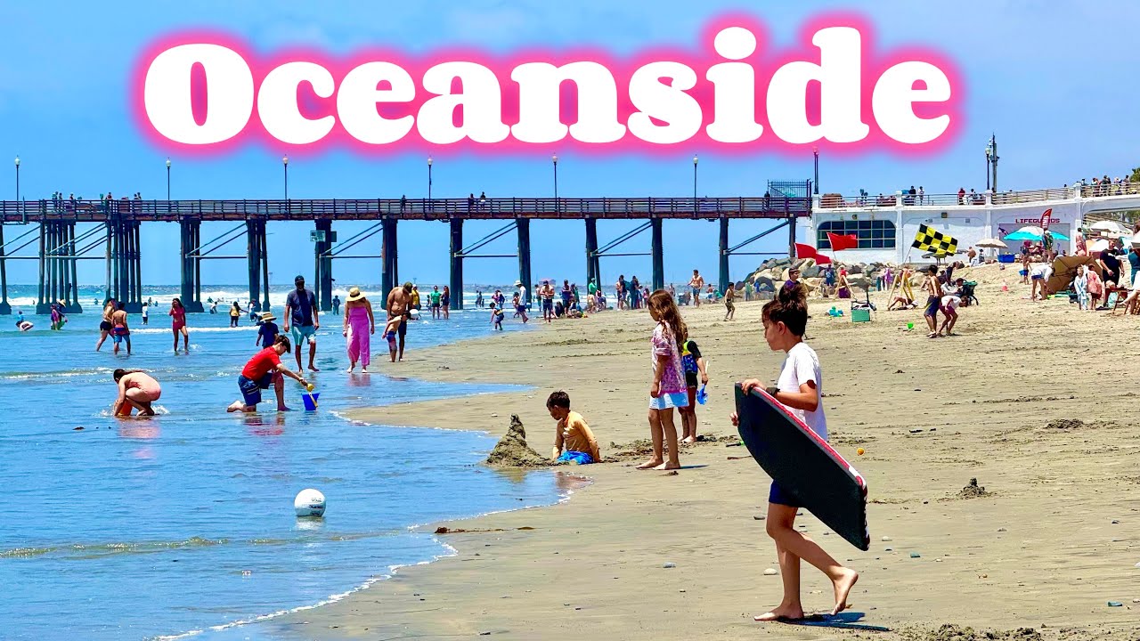 Oceanside Pier California Walking Tour 🌴☀️🌊 [4K]