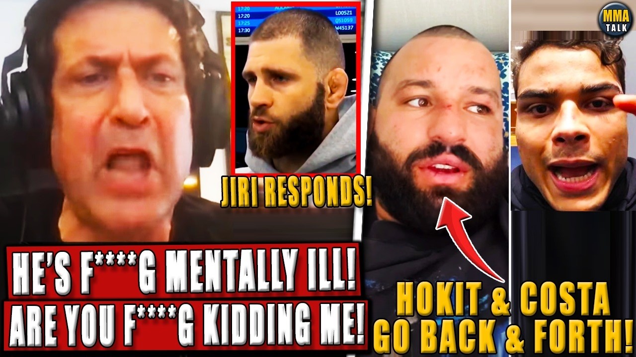 Coach Ray Longo GOES OFF on 'mentally ill' Jiri Prochazka! Josh Hokit & Paulo Costa BACK AND FORTH!