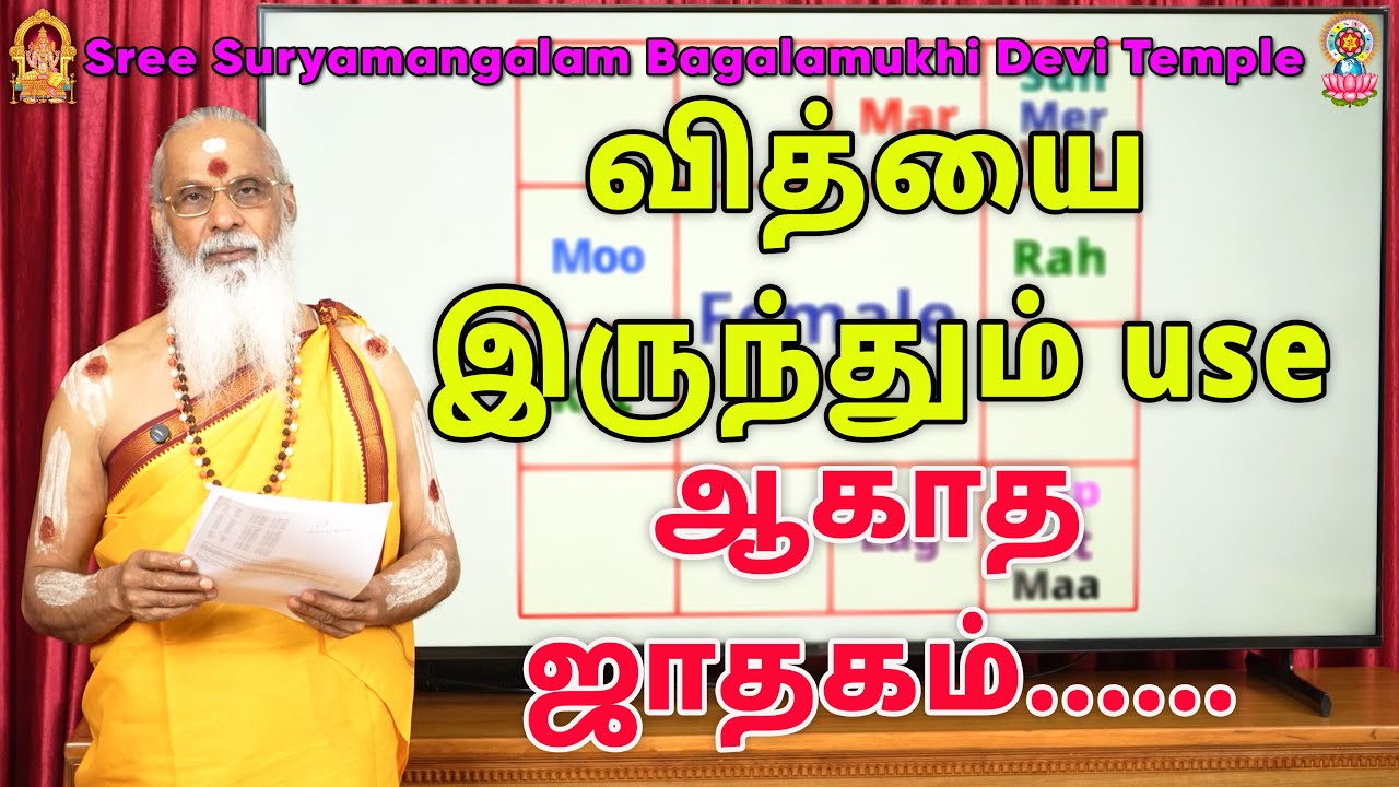 வித்யை இருந்தும் use ஆகாத ஜாதகம்......