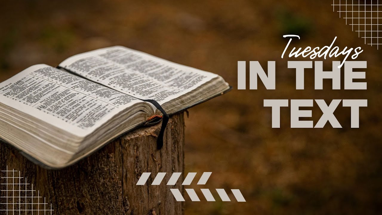 Ten Minutes in the Text  - Jeremiah 17:5-8 | Colossians 2:6-15 | Luke 24: 13-32