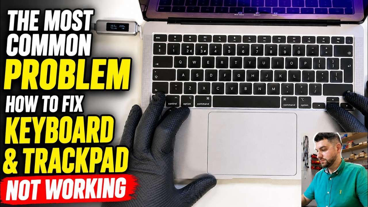 MacBook Air A2337 Keyboard & Trackpad Not Working Repair: THE Most Common Problem
