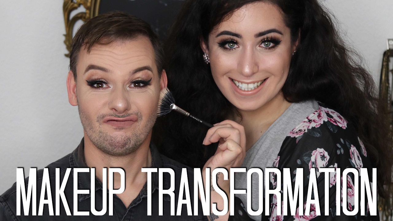 ICH SCHMINKE MEINEN MANN | MAKEUP TRANSFORMATION | Jolina Mennen