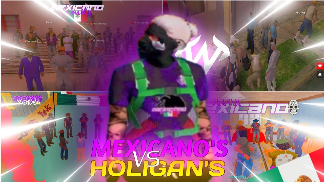 [Highlighte fight #2] GTA SA-MP |🇲🇽⚡ عصابة الميكسيكانو ضد عصابة الهوليقانز