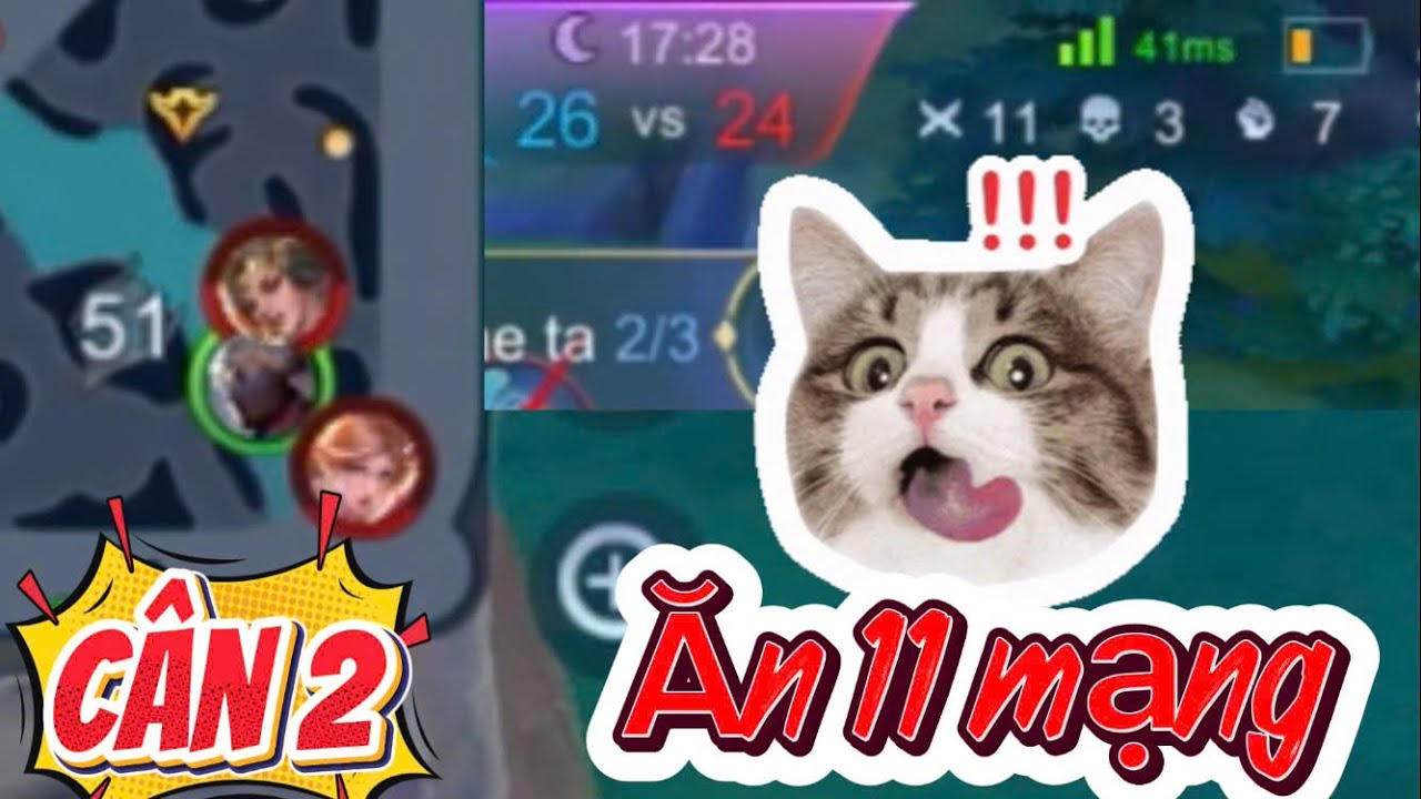 MURAD ĂN 11 MẠNG VÀ CÂN 2 DÙ BỊ CƯỚP BÙA | LIÊN QUÂN MOBILE