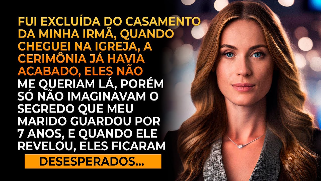 Fui excluída do casamento da minha irmã, minha família não me queria lá, até descobrirem isso...