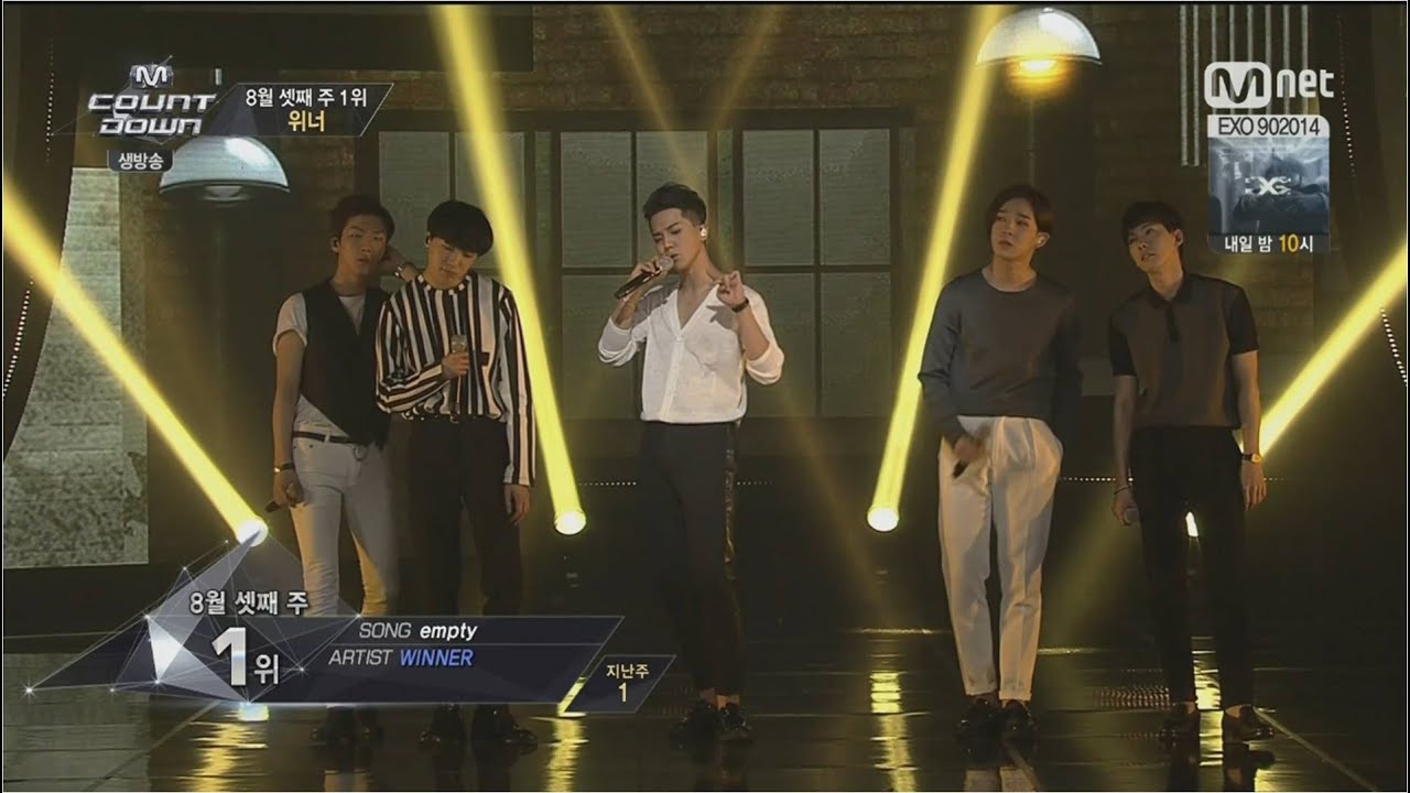 WINNER - '공허해(empty)' 0828 M COUNTDOWN : NO.1 OF THE WEEK