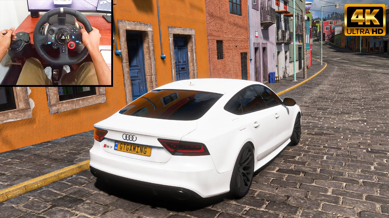 Audi RS7 Sportback (800hp) - Forza Horizon 5 | Logitech g29 gameplay