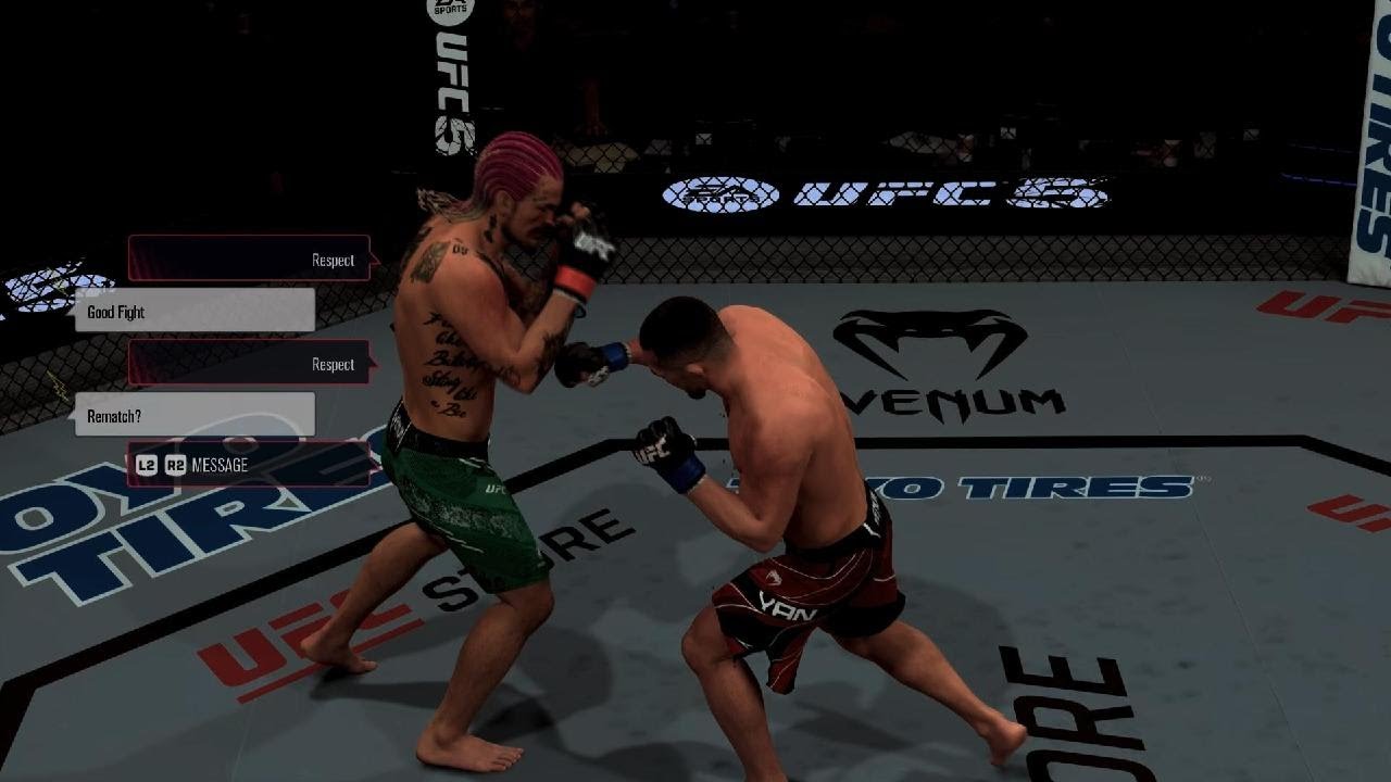 EA SPORTS UFC 5 Garbrandt fail