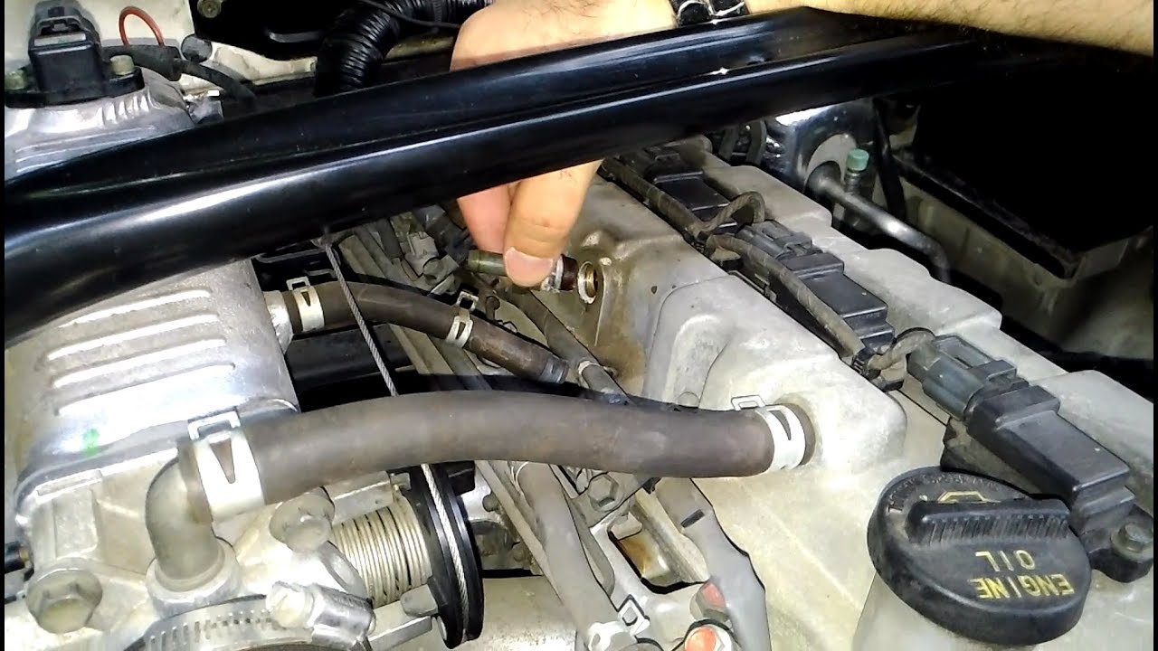 PCV valve cleaning Suzuki Vitara J20A engine