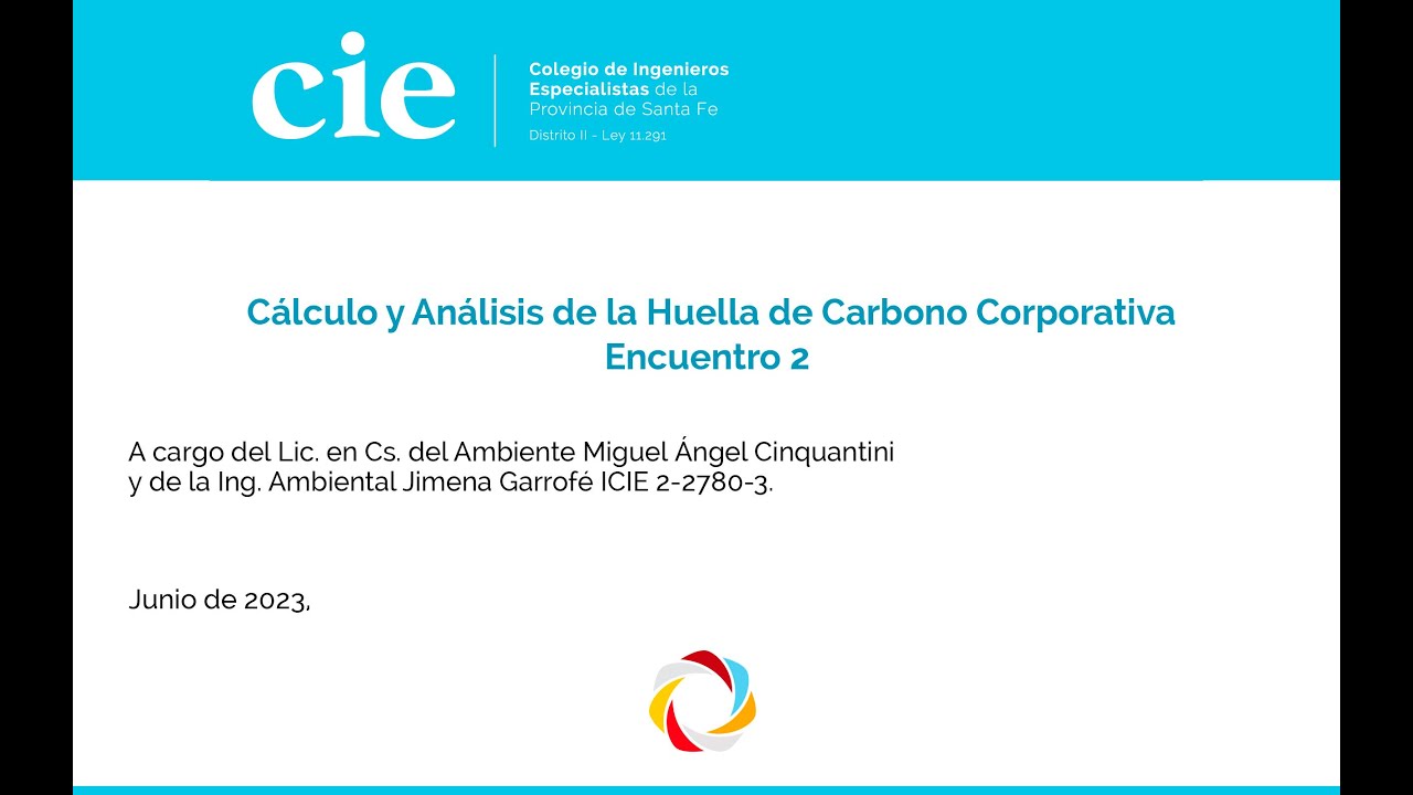 Cálculo y Análisis de la Huella de Carbono Corporativa - Formación 2023 - Encuentro 2