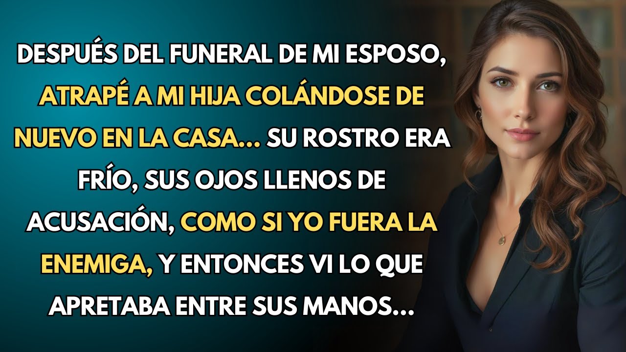 Tras el Funeral de mi Marido, Descubrí a mi Hija Regresando a Escondidas — Y lo que Vi Después...