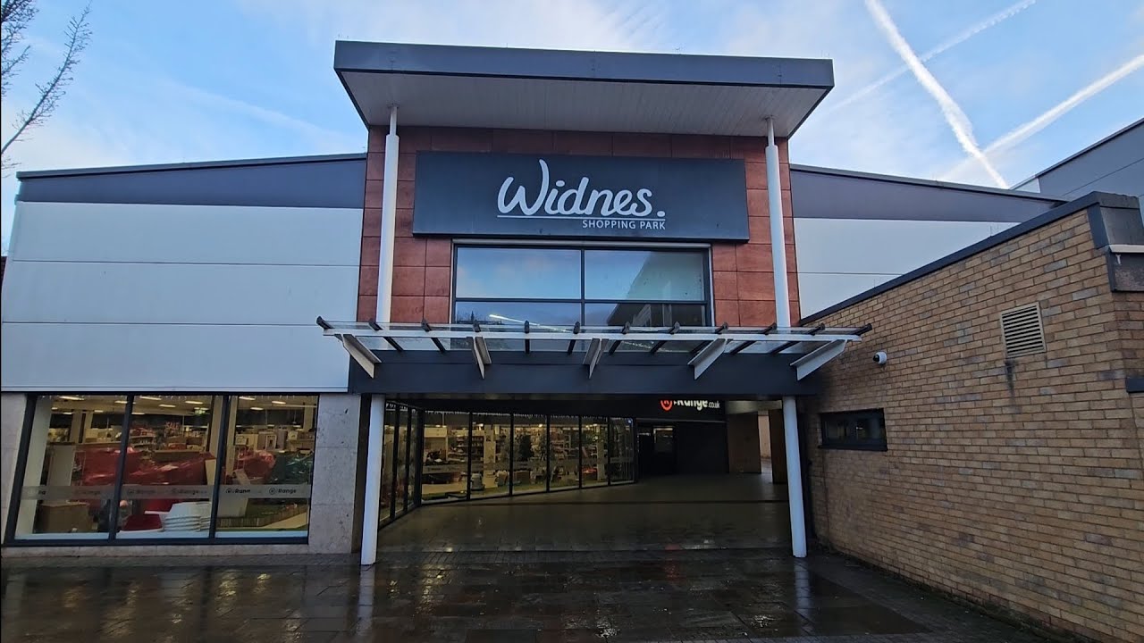 Widnes Town Centre Cheshire UK New Years Day And 2nd January 2026