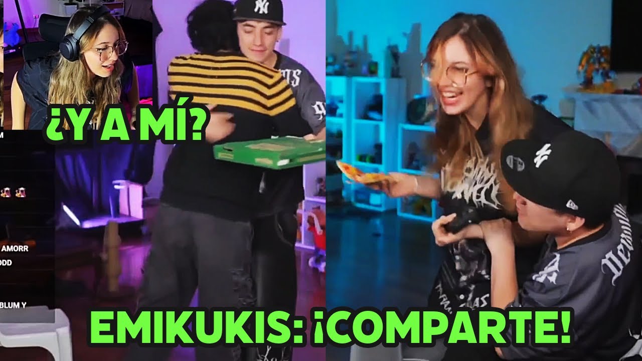 BLUM LE REGALA UNA PIZZA A GLOGLO Y EMI NO SE QUEDA ATRÁS