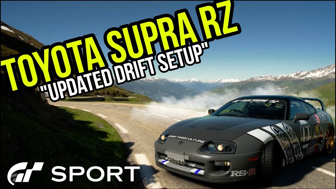 Gran Turismo Sport : Toyota Supra RZ Drift Setup 