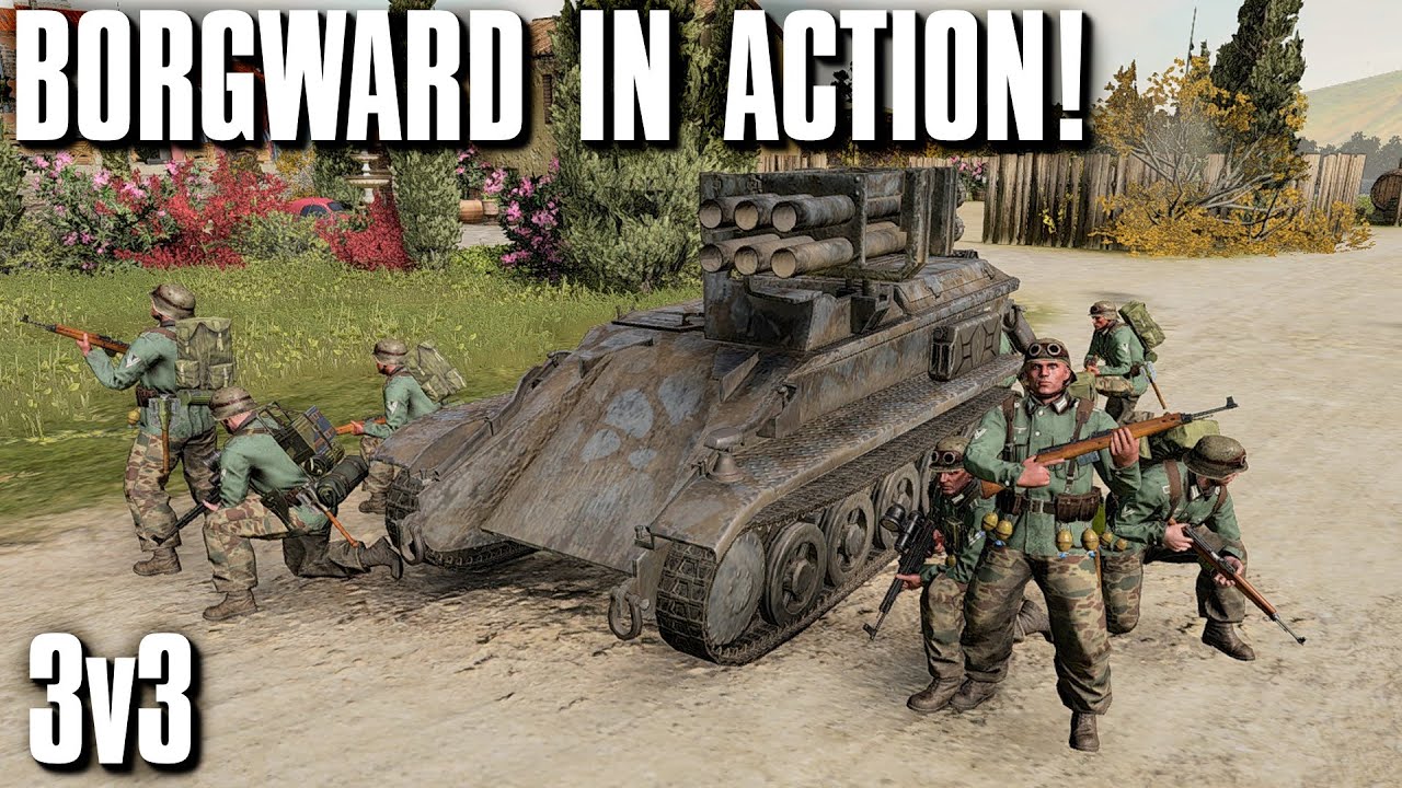BORGWARD IN ACTION! - 3v3 - Company of Heroes 3