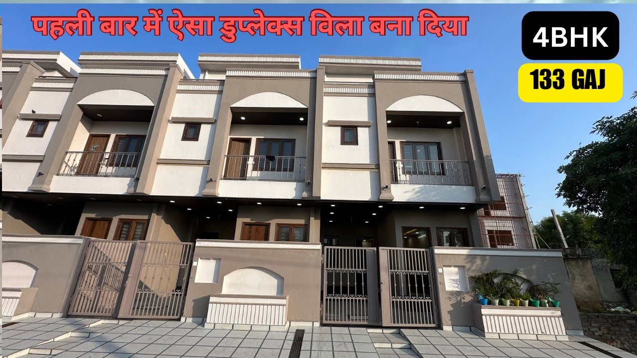 133 Gaj 4Bhk Luxury Duplex Villa Furnished Beautiful Interior Design For Sale House in Narayan Vihar