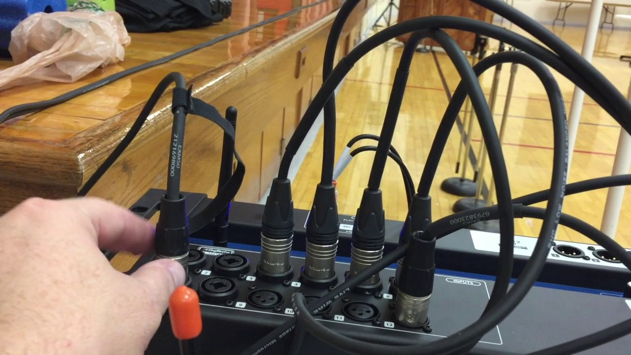 Gig Log Church Talent Show using Soundcraft UI16