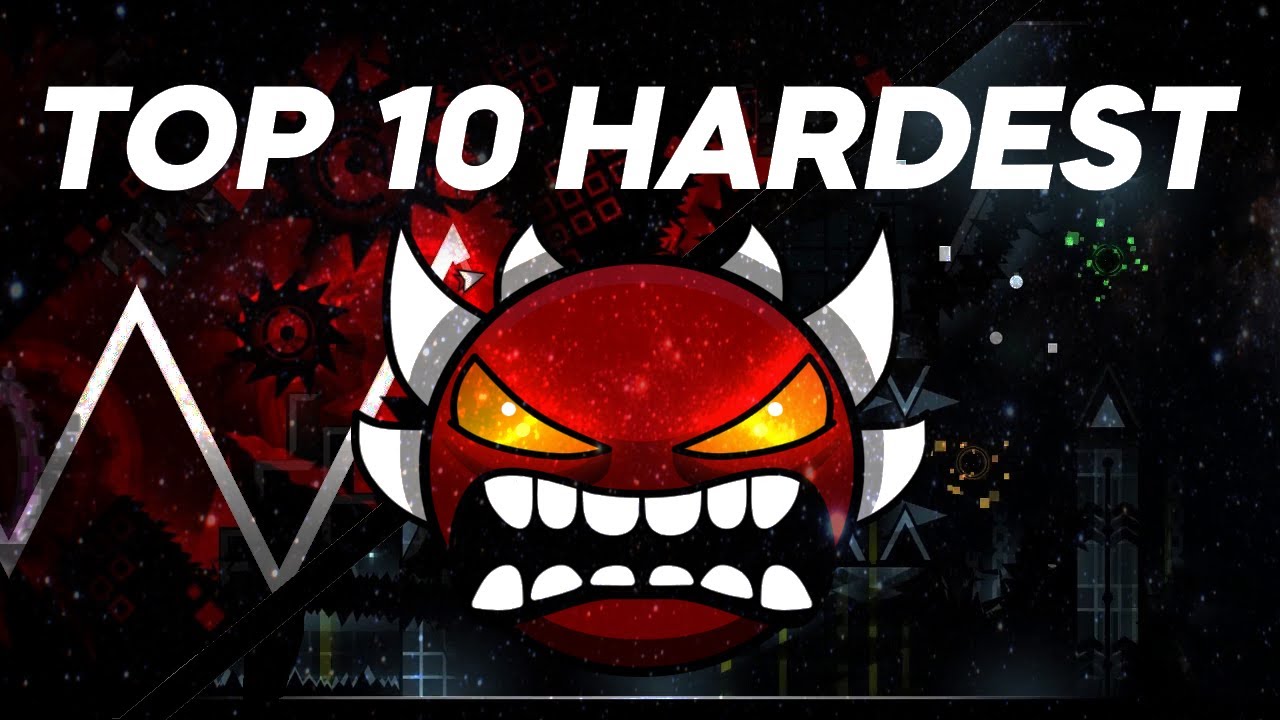 Top 10 HARDEST Demons in GEOMETRY DASH (2019)