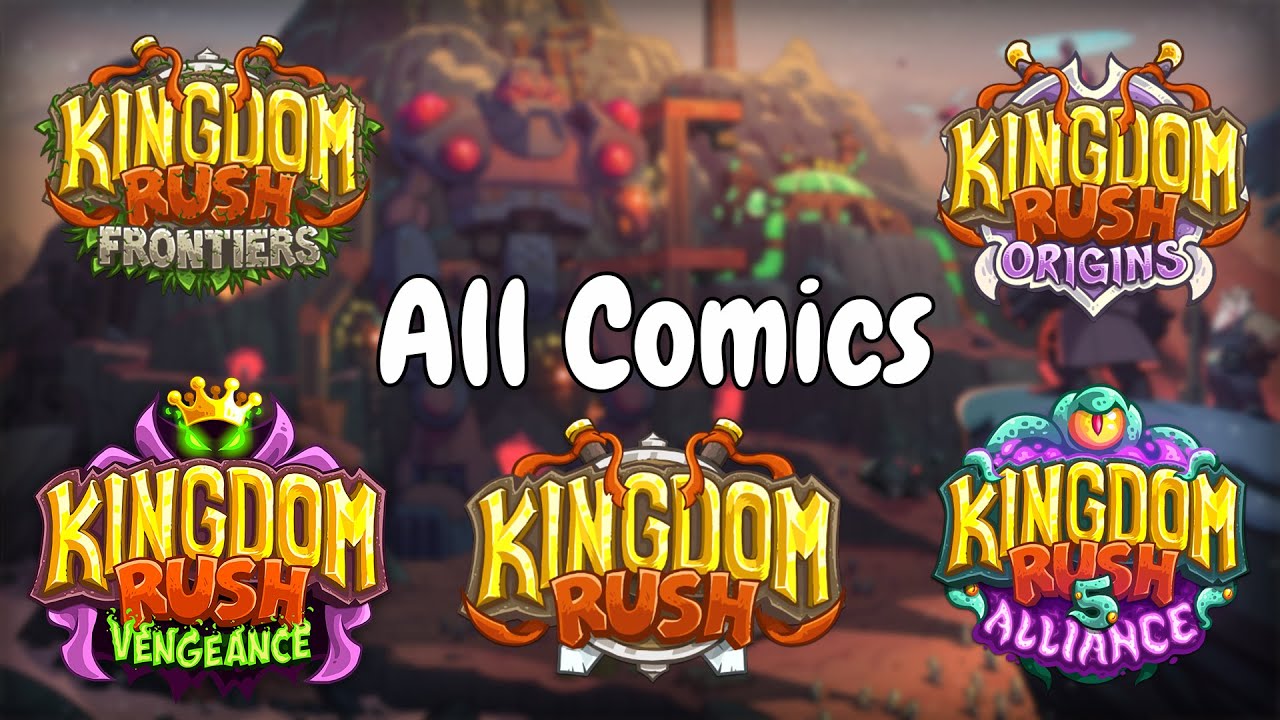 All Comics (Until Arachnophobia Update) | Kingdom Rush