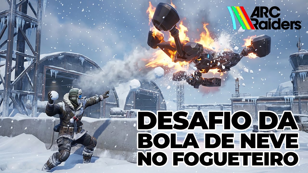 ARC Raiders - DESAFIO DA BOLA DE NEVE NO FOGUETEIRO