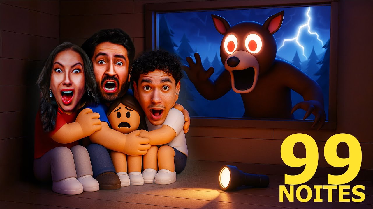 Levei Meu Filho no 99 NOITES NA FLORESTA no Roblox (e me arrependi!)