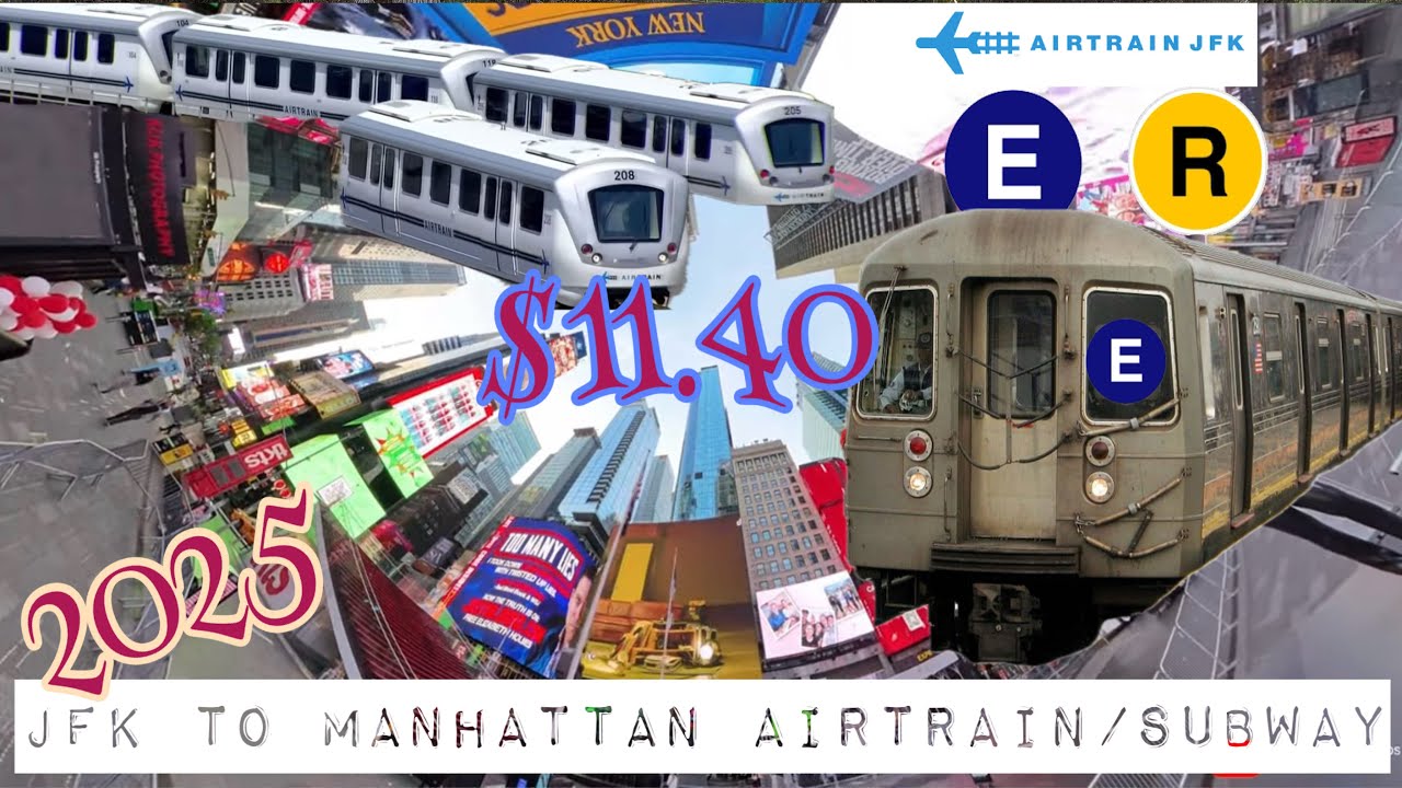 How to get from JFK to Manhattan for $11.40 Cheap-Safe-Quick