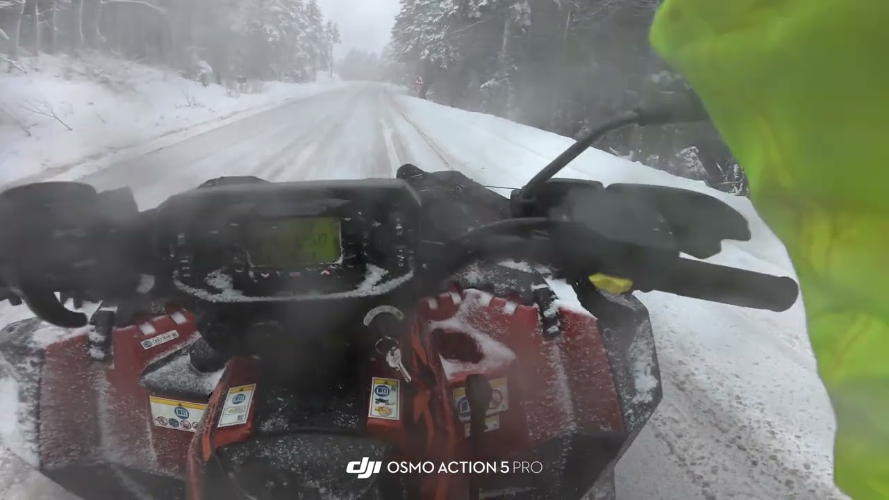 Polaris sportsman xp1000 snowdance pov action