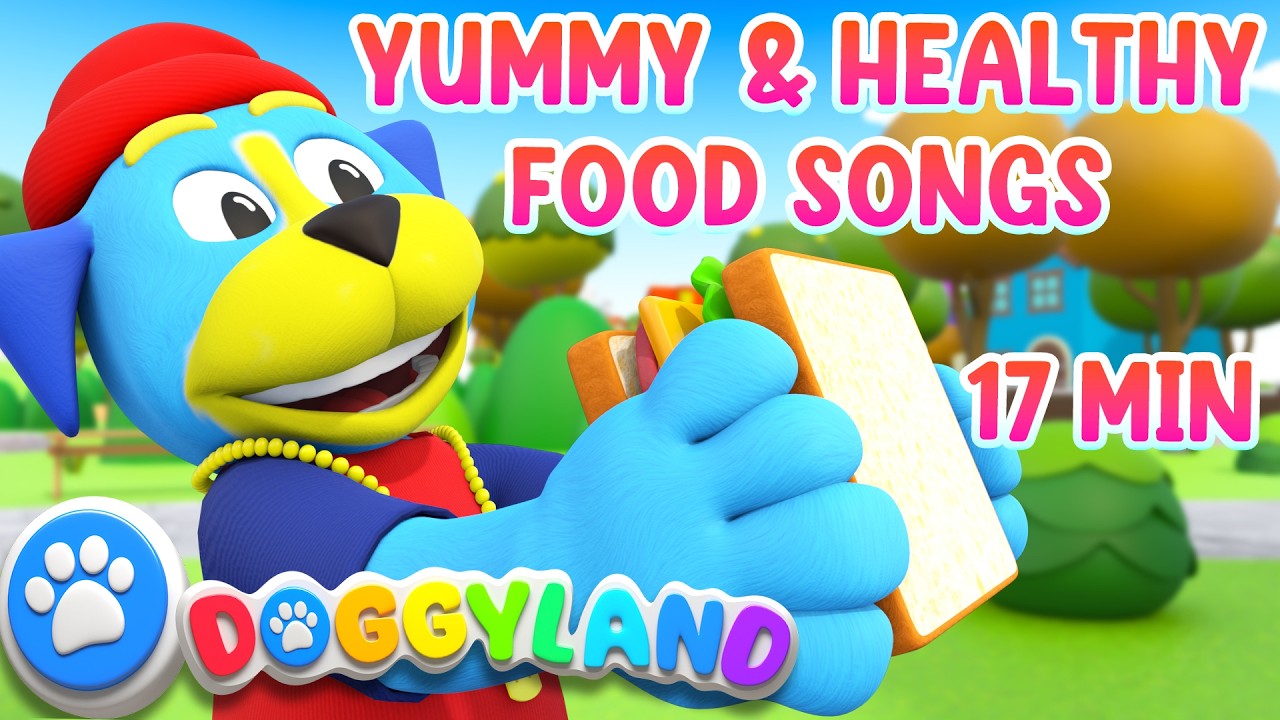 Yummy & Healthy Food Songs | 🍎🥕🍕 Compilation | Doggyland Kids Songs & Nursery Rhymes by Snoop Dogg