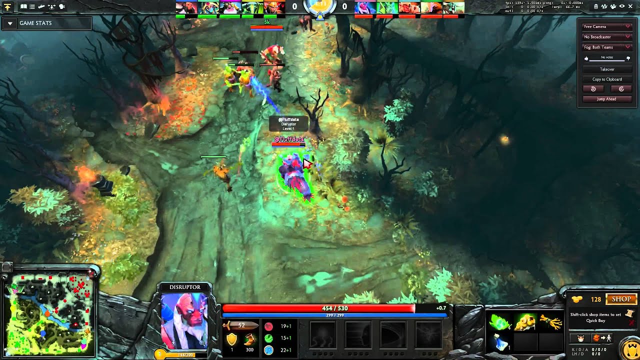 Dota 2 - Solo Support Zoning with FLUFF (Commentary/Guide)
